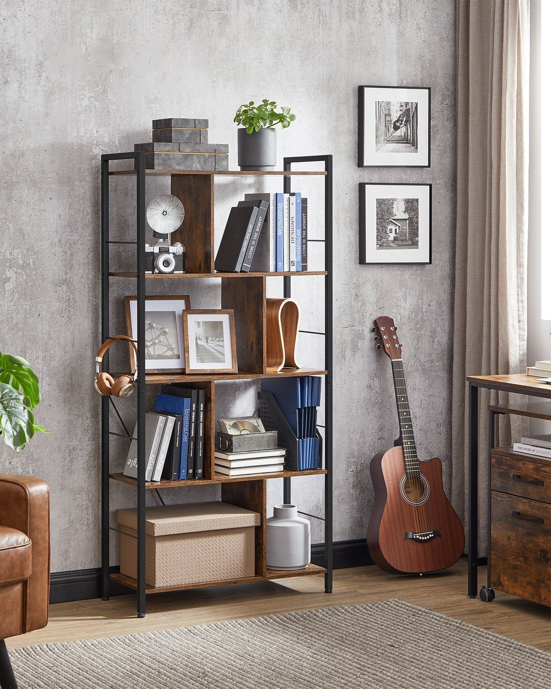 5 Tier Shelving Unit With Open Compartments - product photo 02
