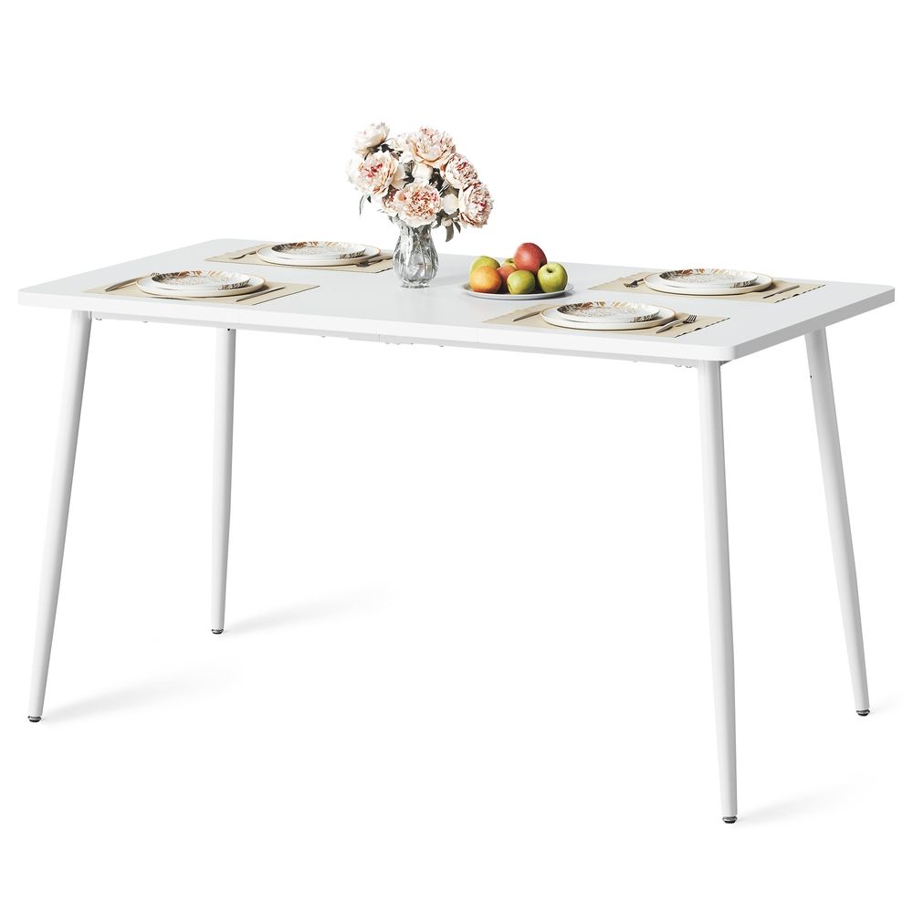 55.1" Dining Table For 4-6 People, Modern Kitchen Table - product photo 01