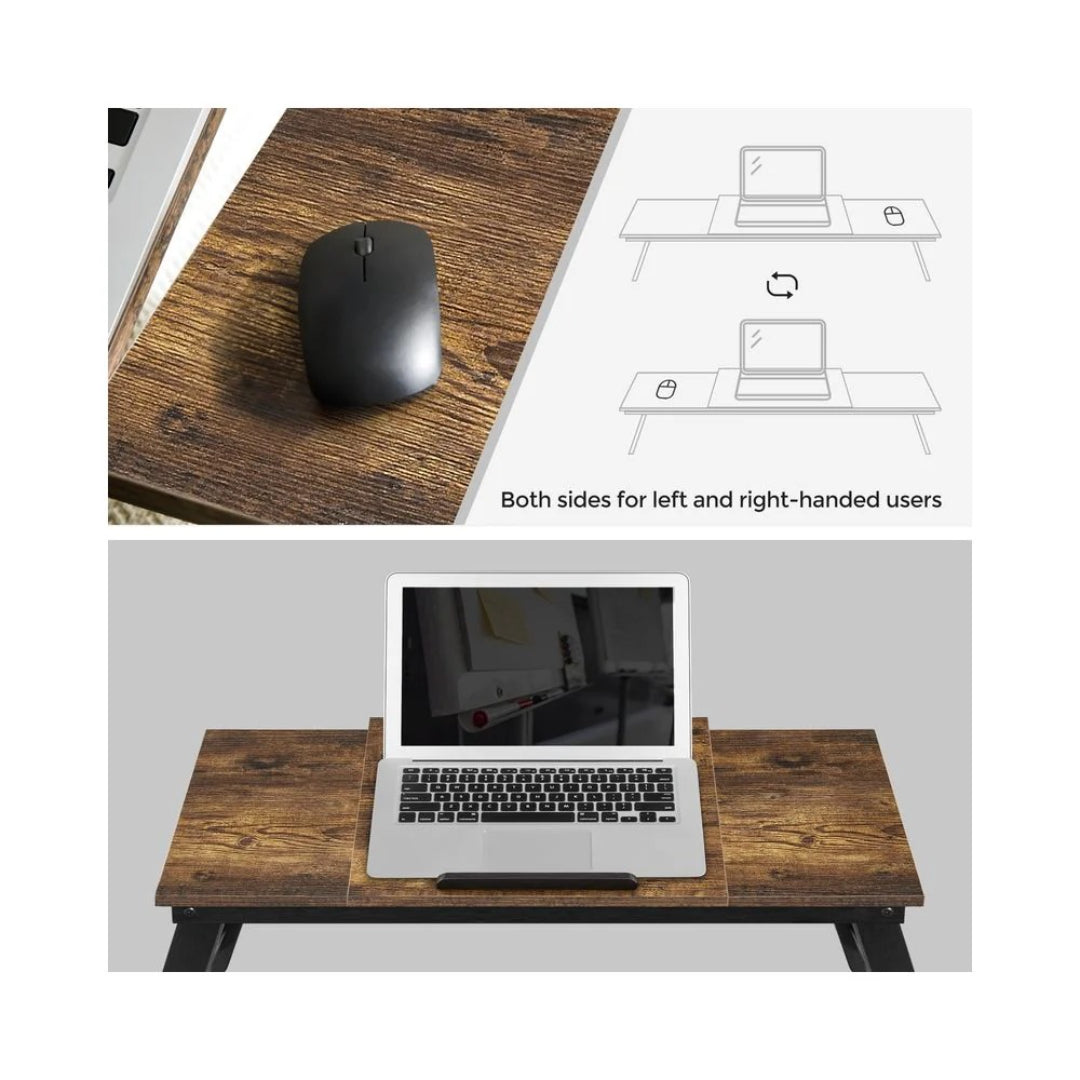 Adjustable Laptop Table With Tilt Top & Foldable Legs Bed Tray – product view 6 | Stanwick Interiors