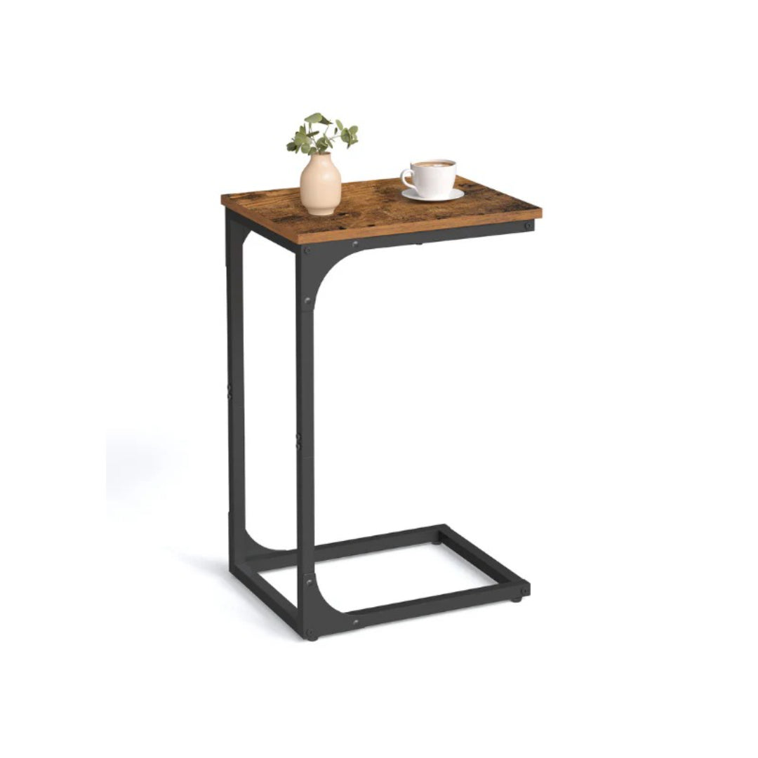 C-Shaped End Table For Sofa With Steel Frame – product view 1 | Stanwick Interiors