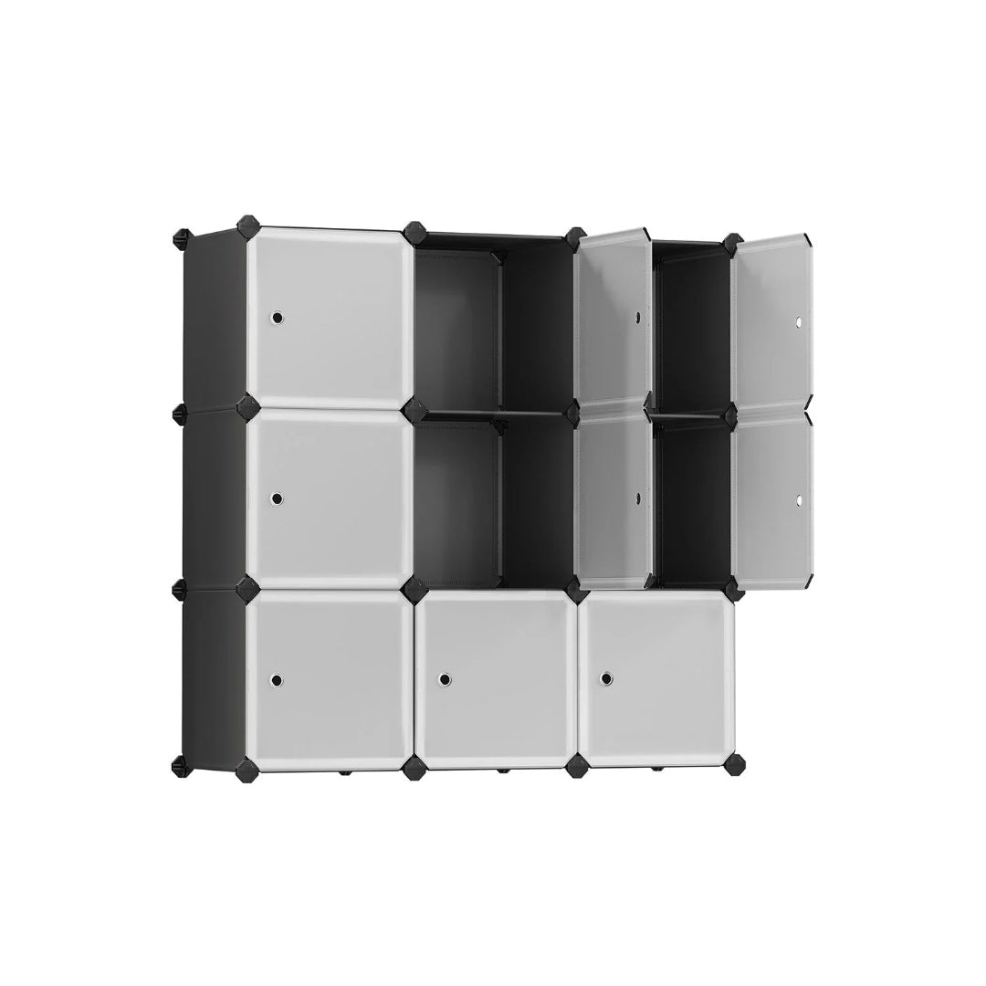 Cube Storage Cabinet With Doors 9 To 16 Plastic Cubes – product view 2 | Stanwick Interiors