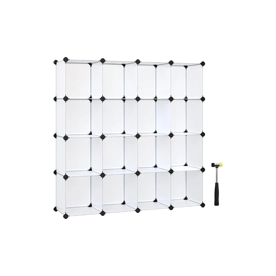 Cube Storage Organizer 12 Or 16 Modular Shelving Units – product view 1 | Stanwick Interiors