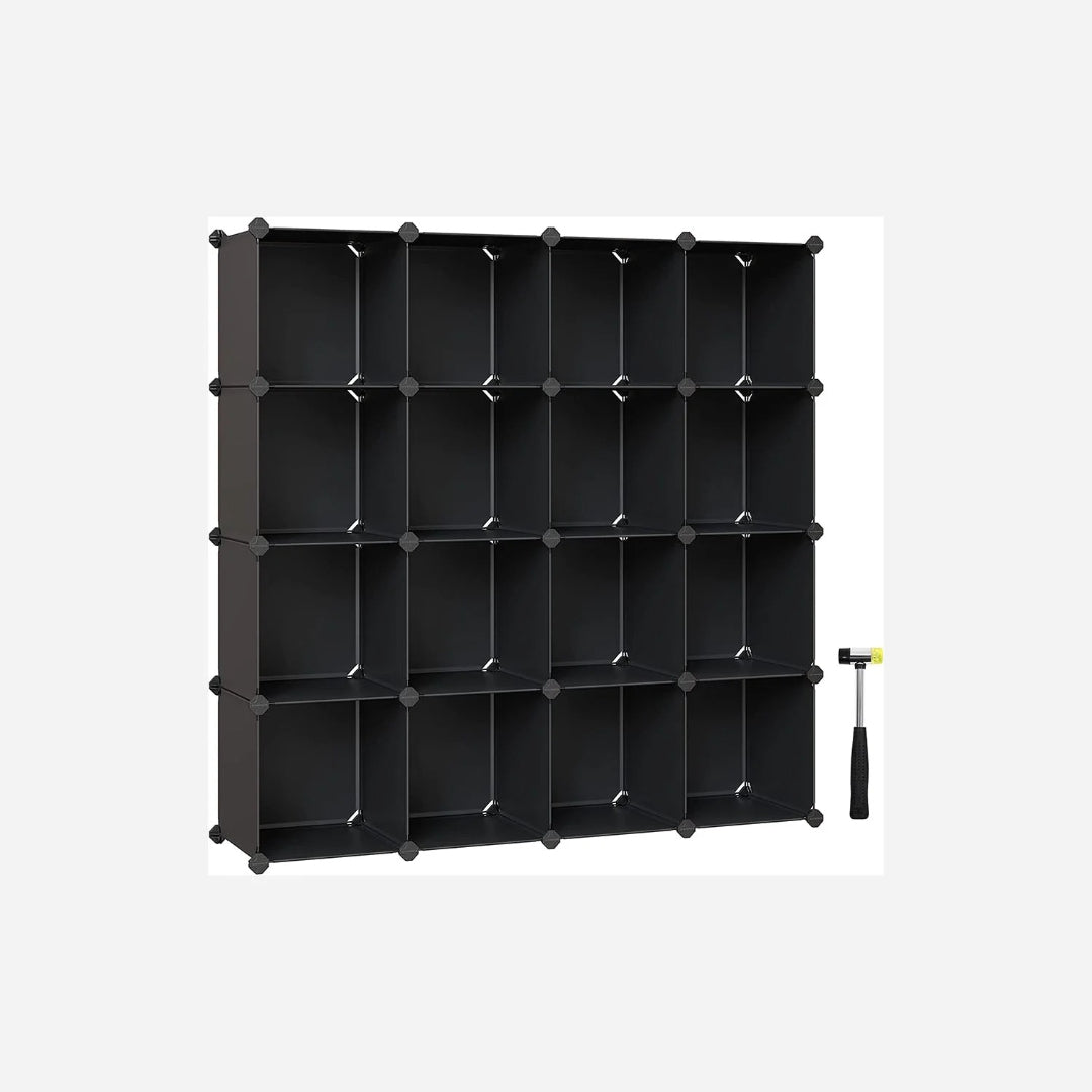 Cube Storage Organizer 12 Or 16 Modular Shelving Units – product view 2 | Stanwick Interiors