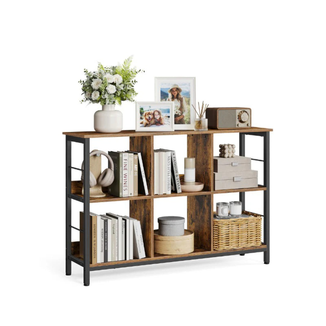 Bookshelf With Storage Cubes – product view 1 | Stanwick Interiors