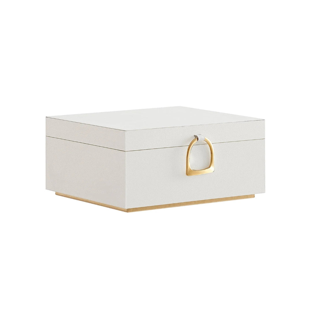 Jewelry Box Organizer With Handle 2 Layer Storage – product view 1 | Stanwick Interiors