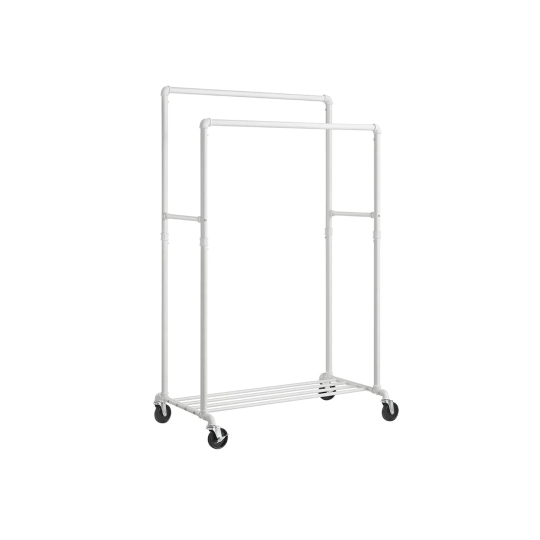 Clothing Rack With Shelf Heavy Duty Rolling Garment Rack 39.4in – product view 1 | Stanwick Interiors