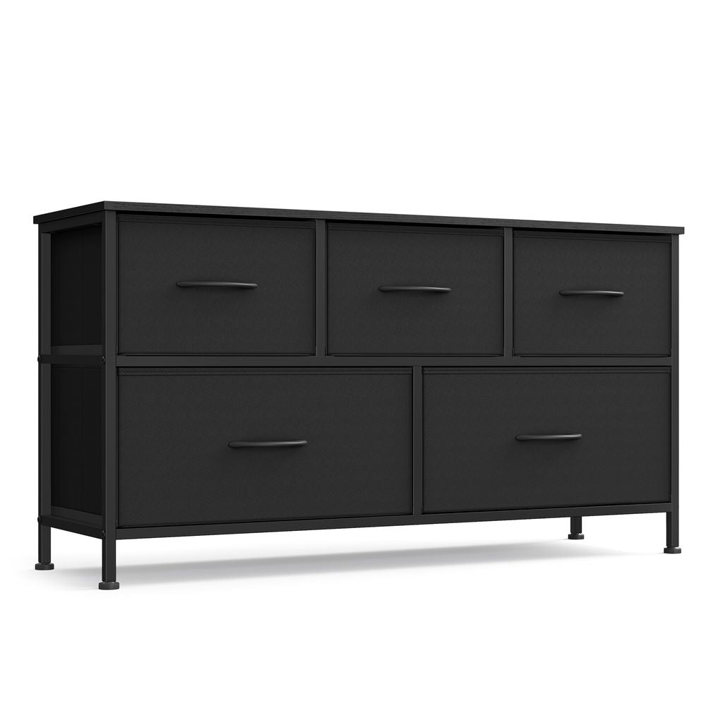 Dresser For Bedroom, Wide Dresser With 5 Fabric Drawers - product photo 12