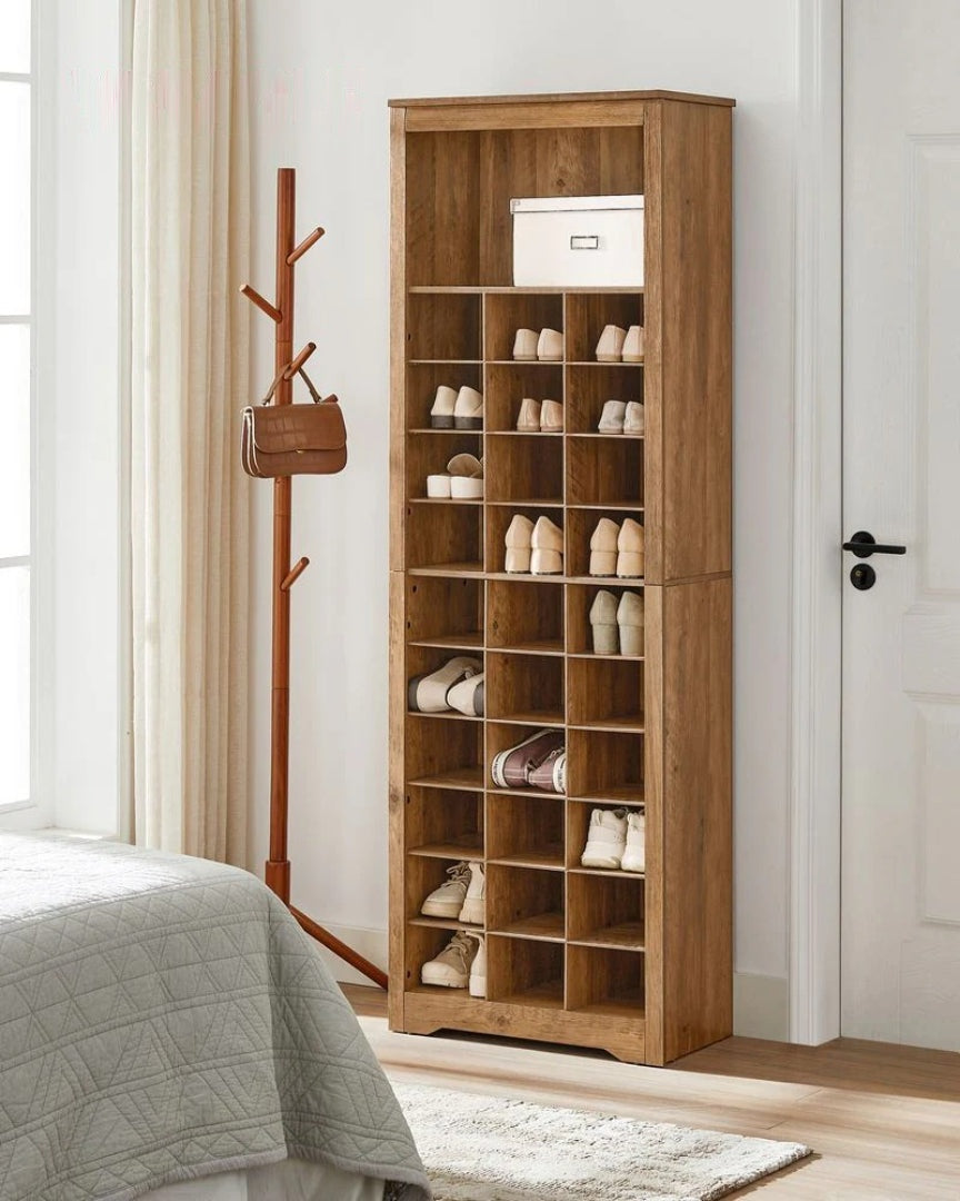 10 Tier Shoe Rack Organizer With Storage Compartments – product view 3 | Stanwick Interiors