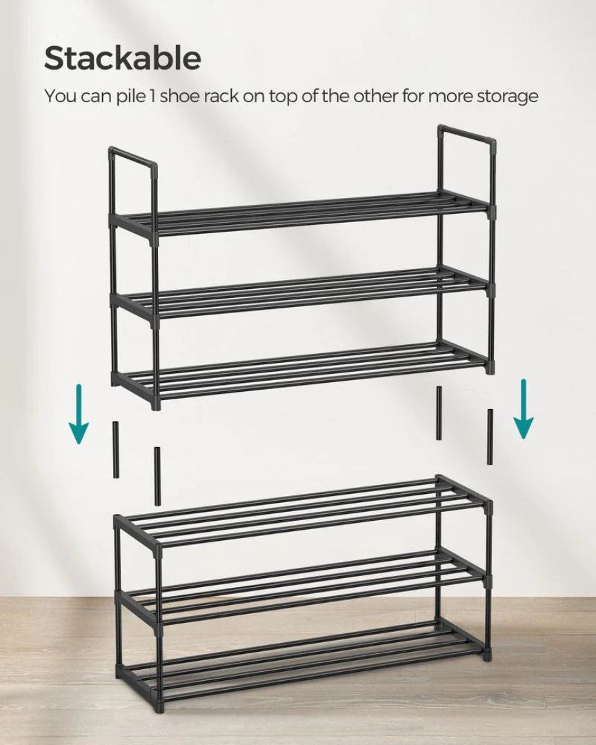 2/3/4/10 Tier Metal Shoe Rack – product view 19 | Stanwick Interiors