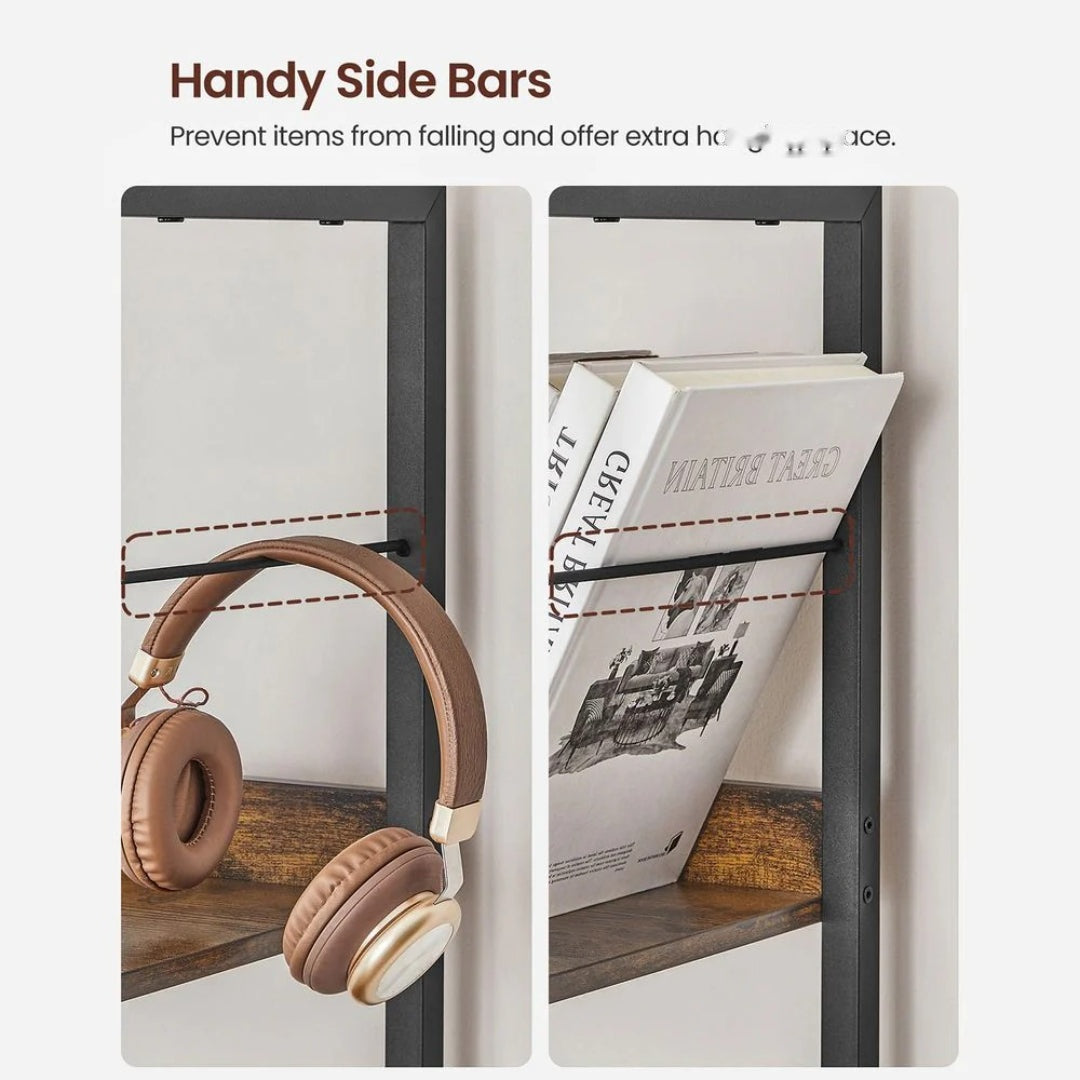 6 Tier Industrial Bookshelf – product view 5 | Stanwick Interiors