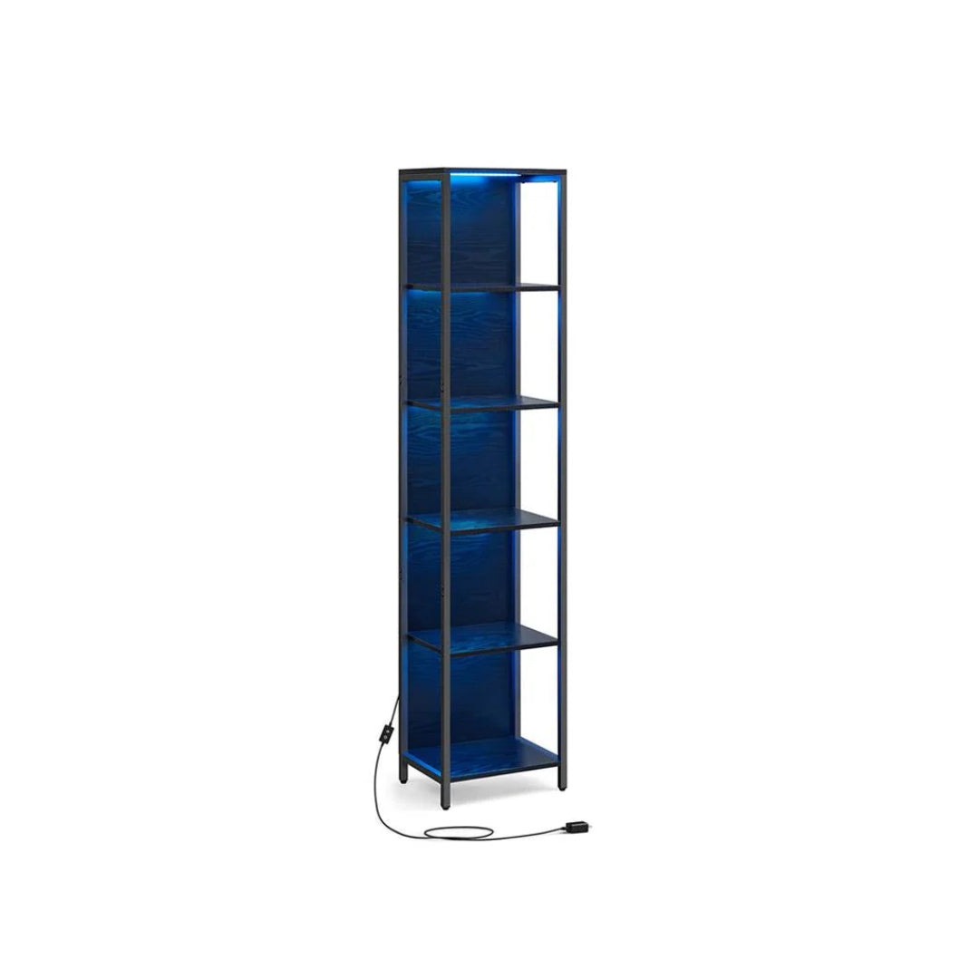 6 Tier LED Bookshelf With Dimmable Lights – product view 1 | Stanwick Interiors