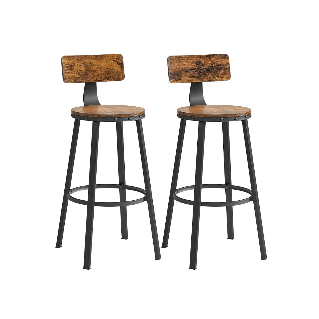 Bar Height Bar Stools with Backrest – product view 1 | Stanwick Interiors