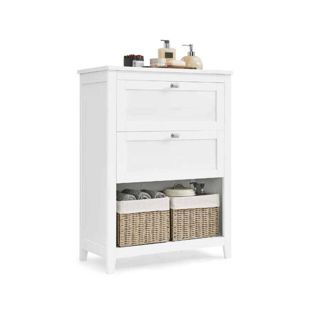 Bathroom Cabinet With 2 Drawers Storage Unit 23.6in Wide – product view 1 | Stanwick Interiors
