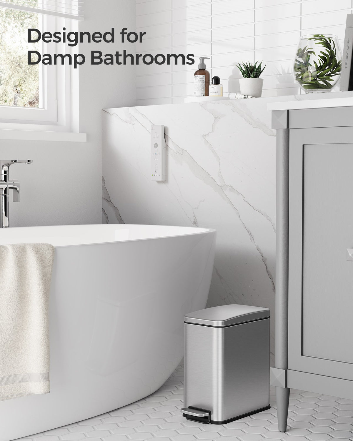 Bathroom Trash Can - product photo 10