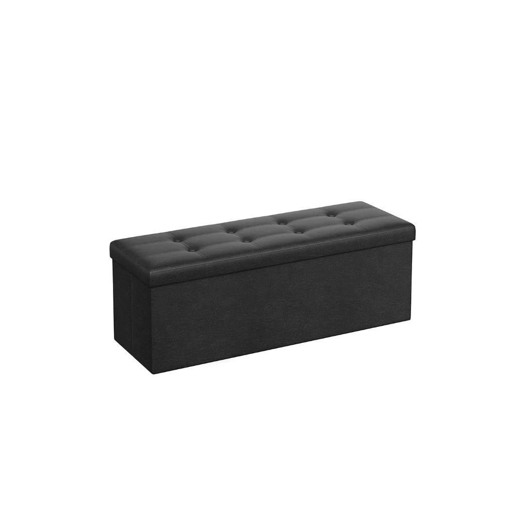 30/43 Inch Folding Storage Ottoman Bench With Lid Organizer – product view 1 | Stanwick Interiors