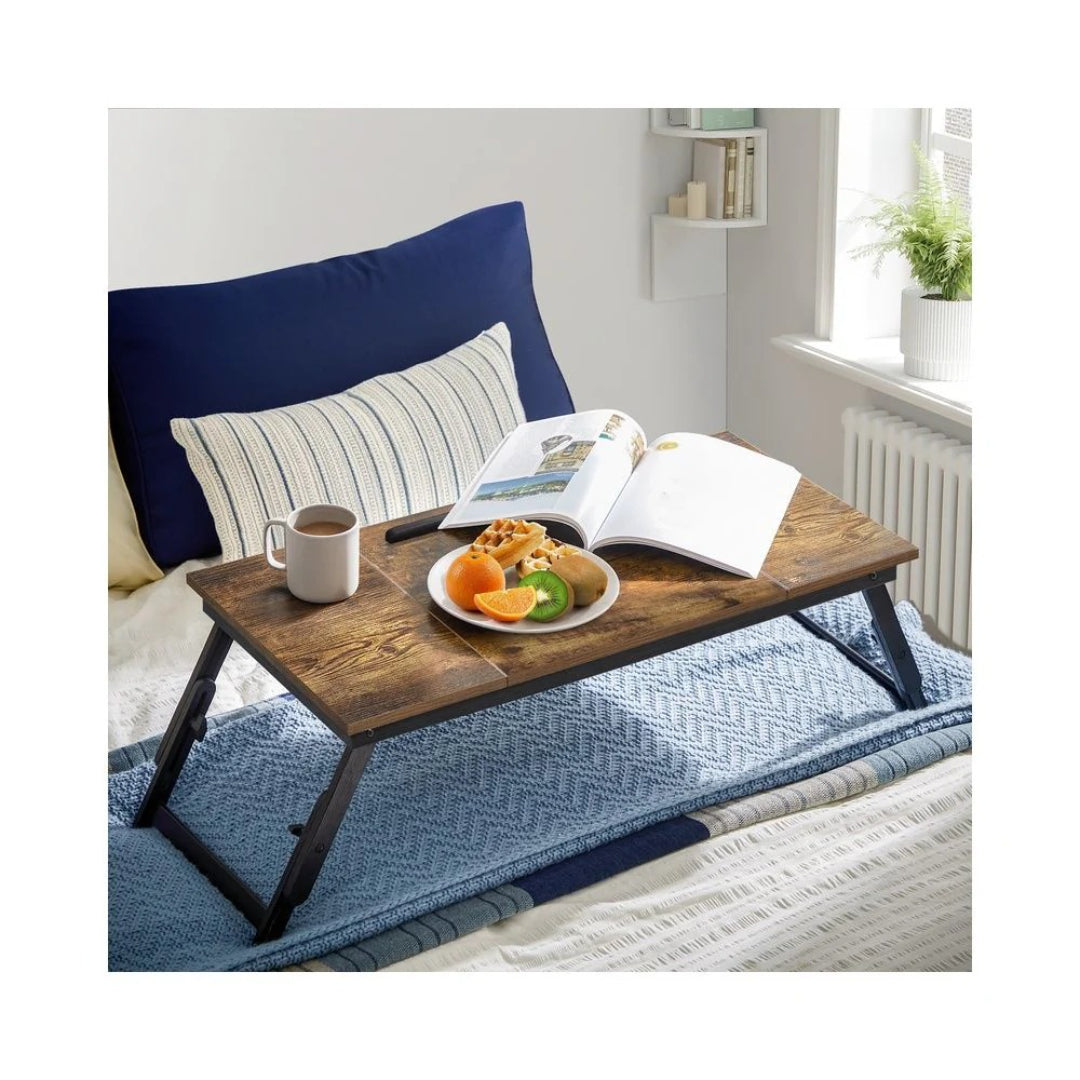 Adjustable Laptop Table With Tilt Top & Foldable Legs Bed Tray – product view 3 | Stanwick Interiors