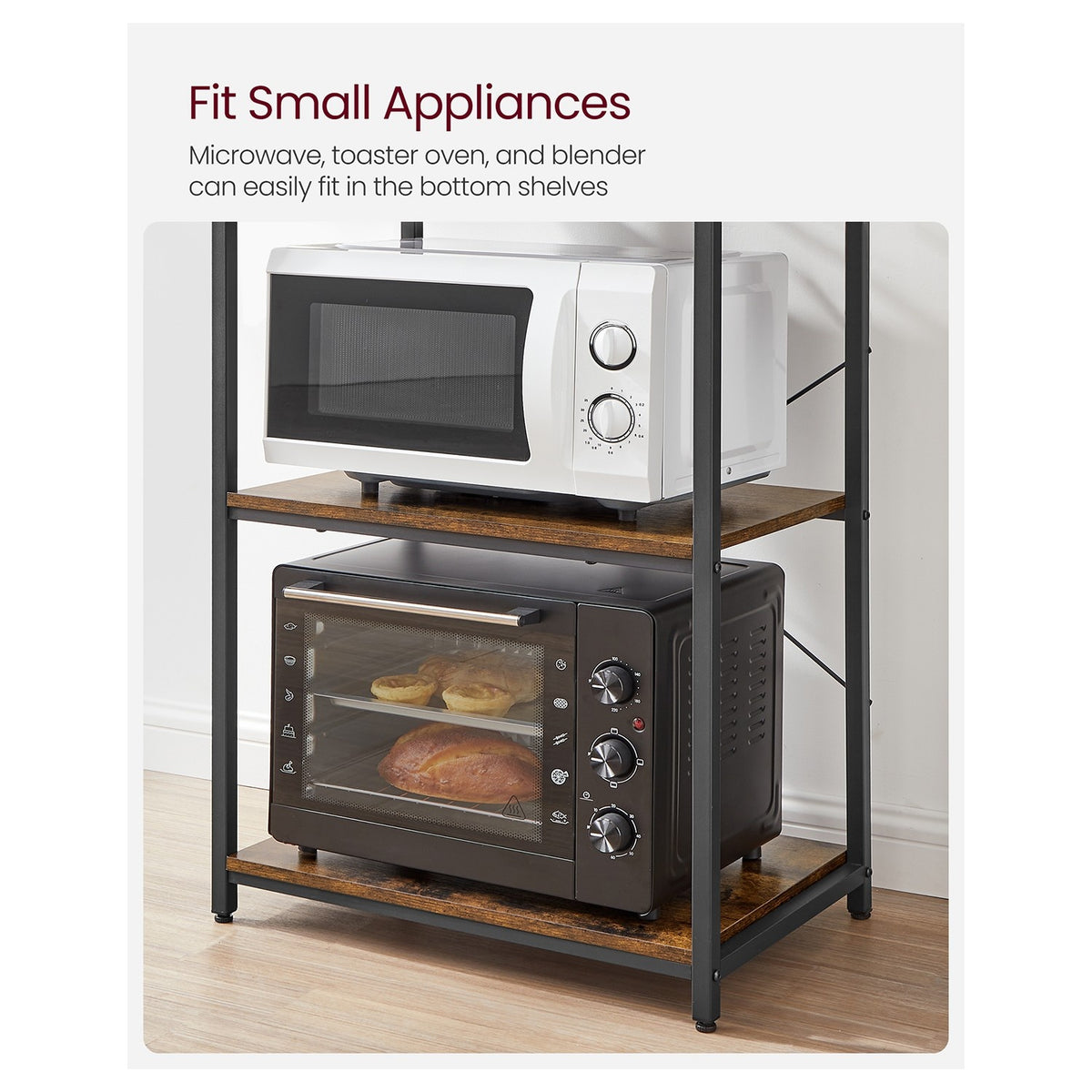 Coffee Bar With 6-Tier Shelves - product photo 22