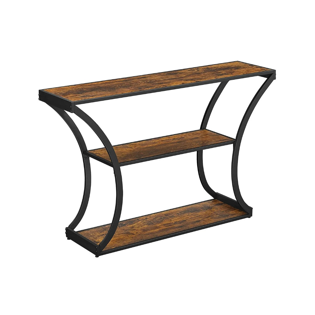 Console Table with Curved Frame and 2 Shelves – product view 1 | Stanwick Interiors