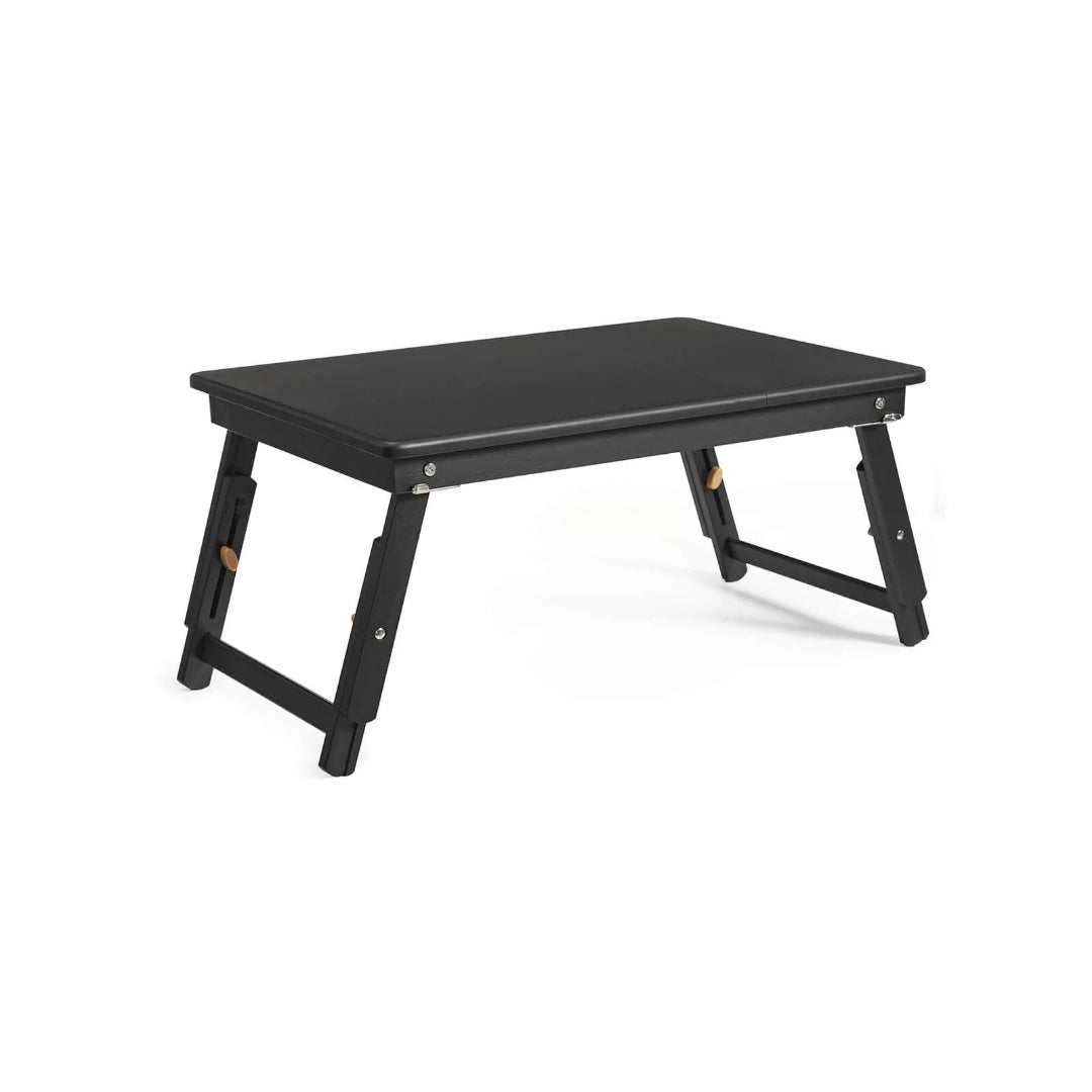 Bamboo Laptop Bed Desk With Tilting Top & Adjustable Height – product view 2 | Stanwick Interiors