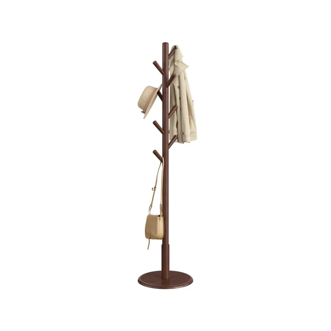 Solid Wood Coat Rack With 7 Hooks – product view 2 | Stanwick Interiors