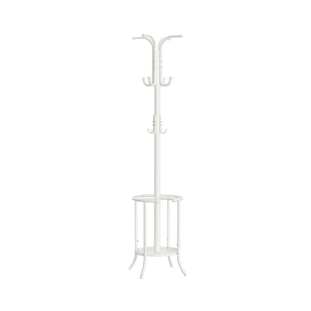 Freestanding Coat Rack With Umbrella Holder & 12 Hooks – product view 2 | Stanwick Interiors