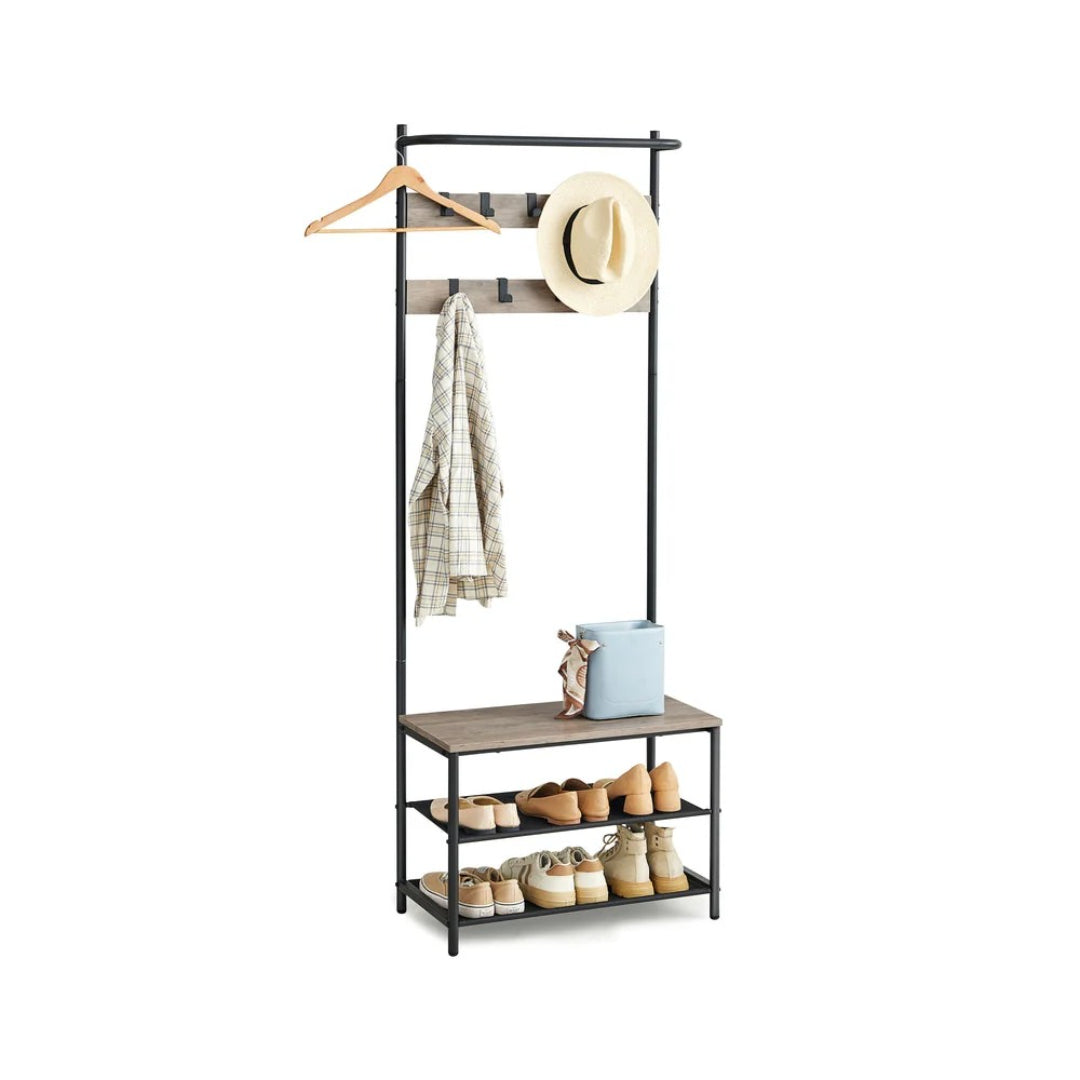 Hall Tree With Bench – product view 2 | Stanwick Interiors