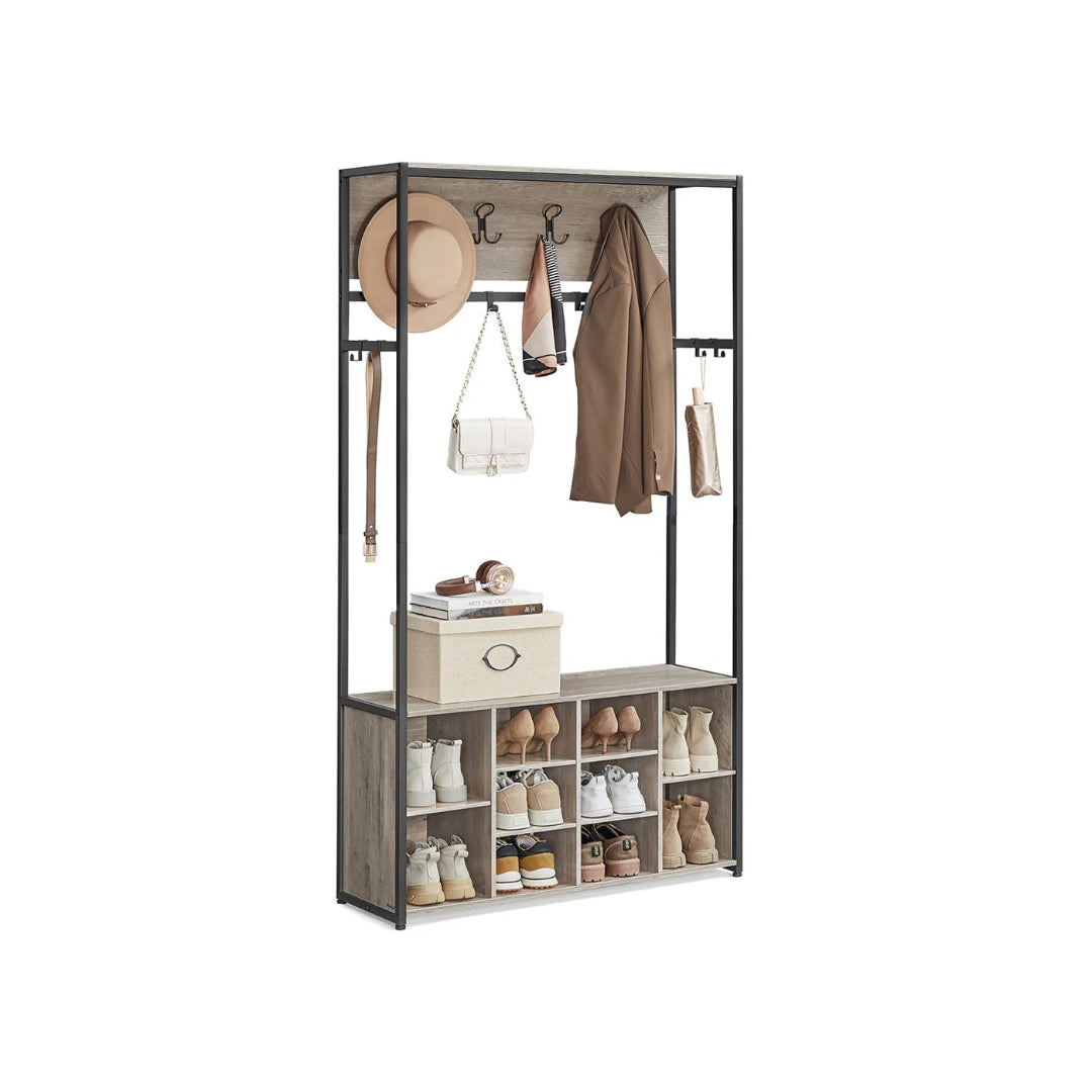 Hall Tree With Bench – product view 2 | Stanwick Interiors