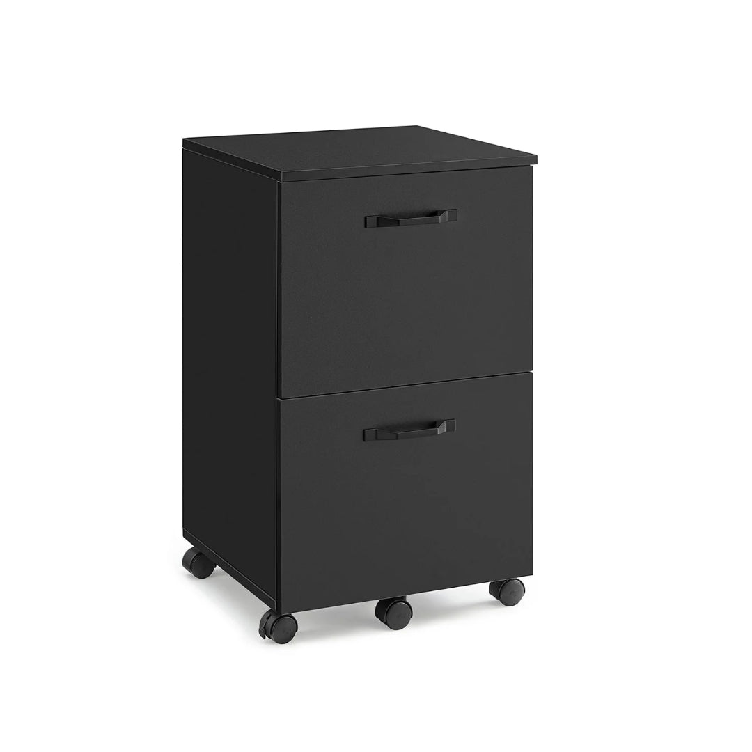 2 Drawer Rolling File Cabinet With Lockable Wheels – product view 2 | Stanwick Interiors