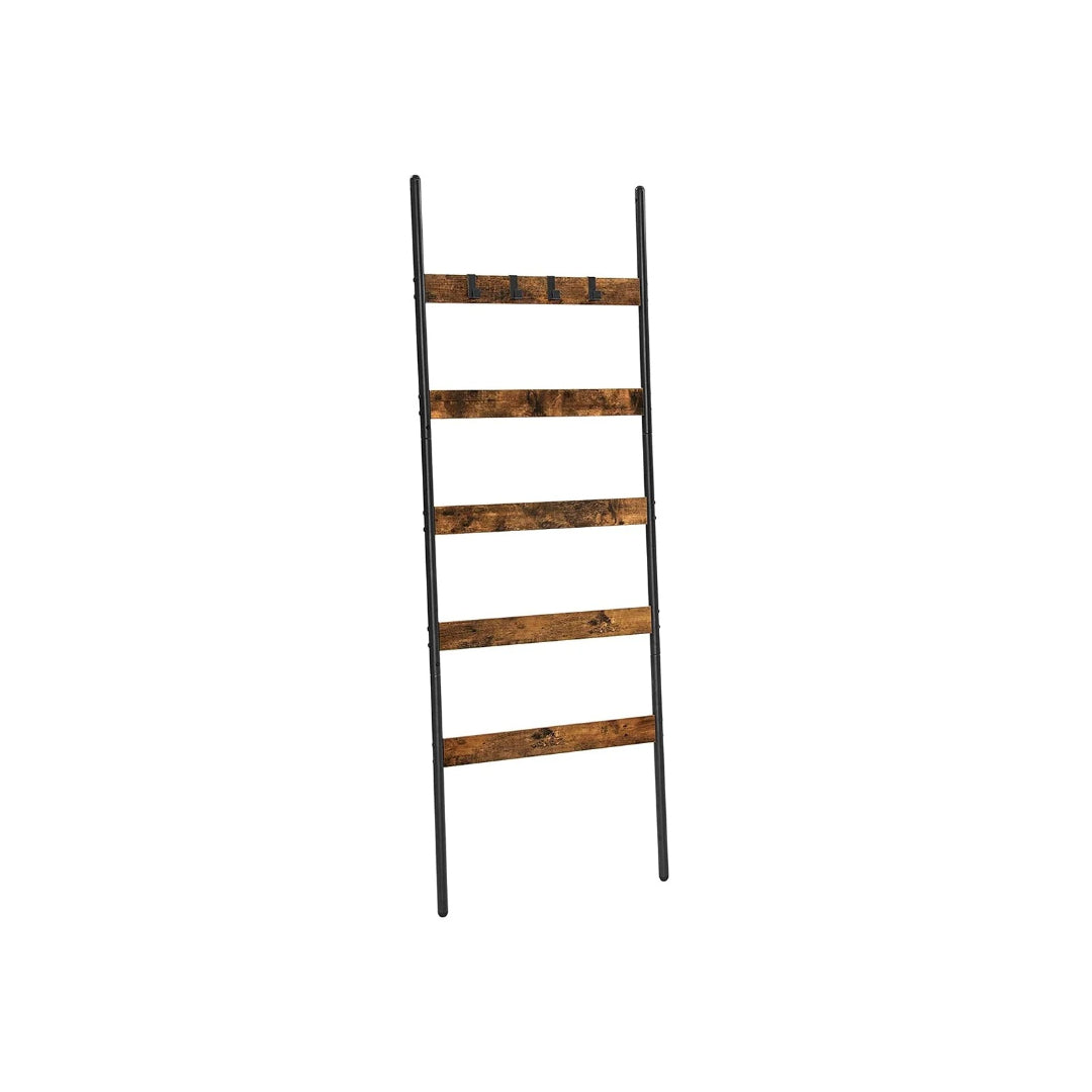 Ladder Shelf 5-Tier Blanket Rack Storage 25.6in Wide – product view 1 | Stanwick Interiors