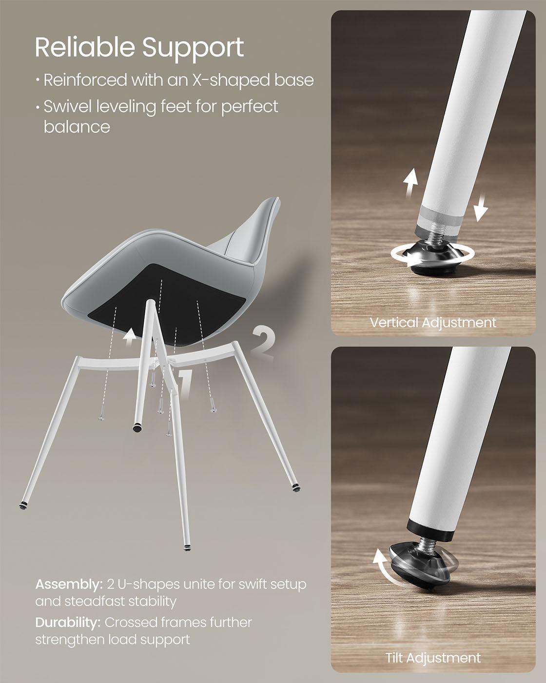 Leather Dining Chairs Set - product photo 31