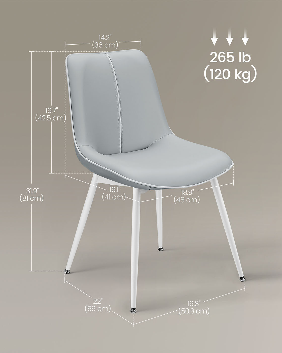 Leather Dining Chairs Set - product photo 32