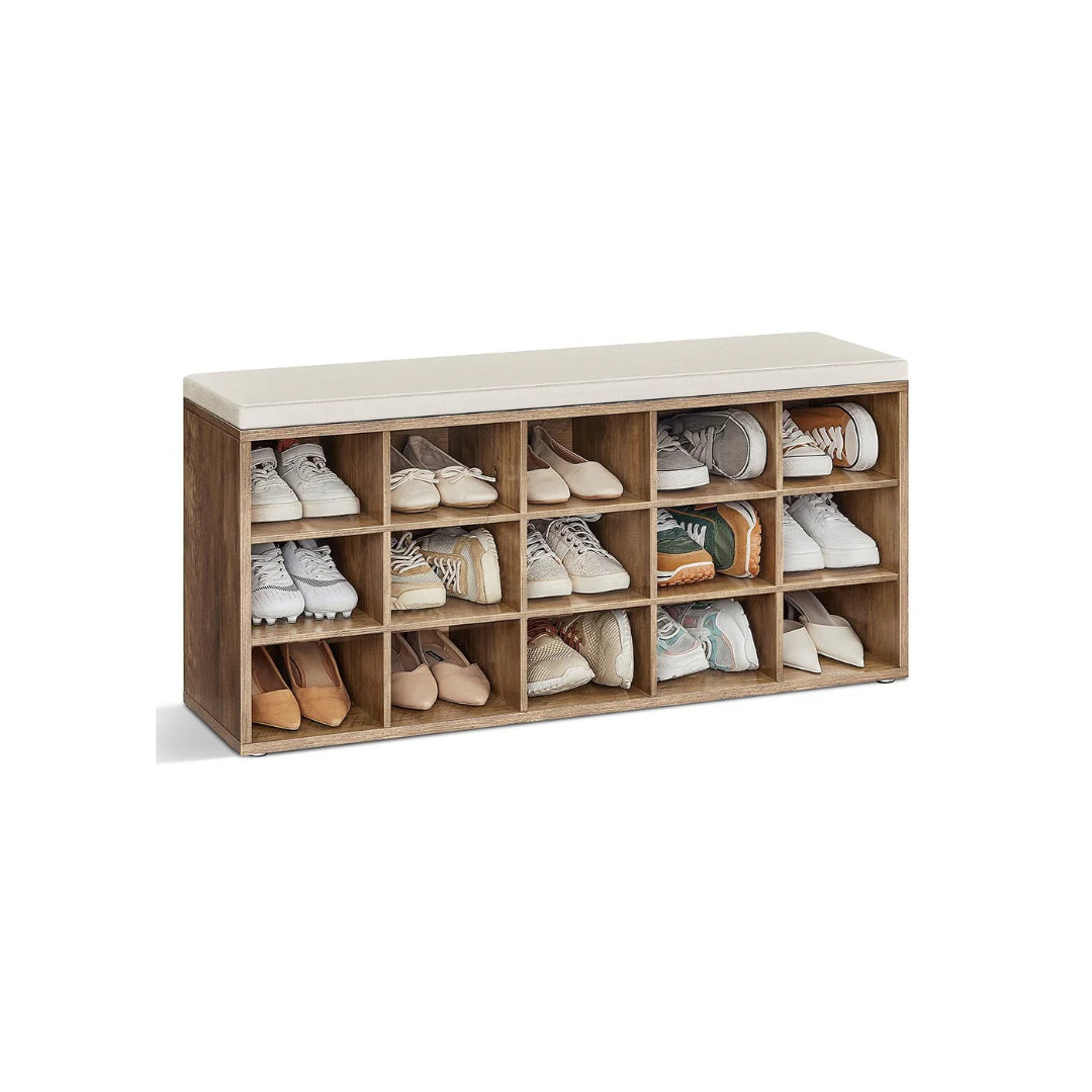 Shoe Storage Bench With Cushion – product view 5 | Stanwick Interiors