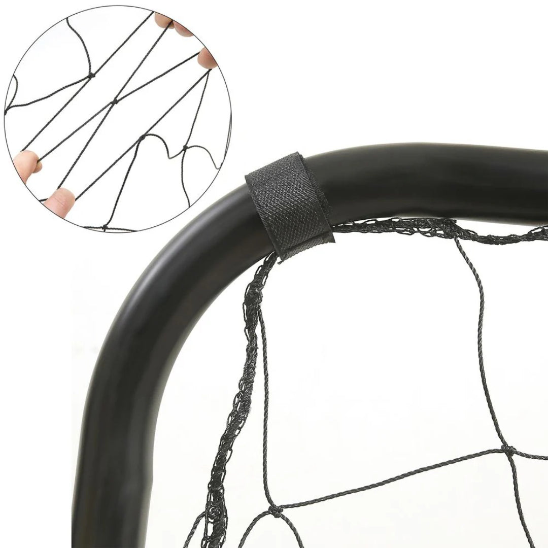 Soccer Goal 12x6ft Kids Backyard Training Net With Stakes – product view 4 | Stanwick Interiors