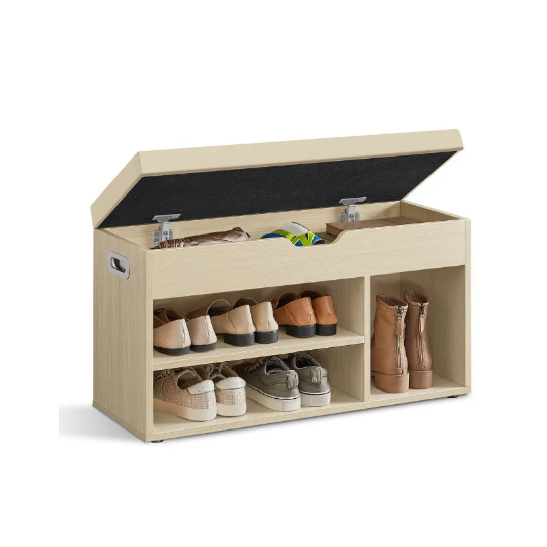 Shoe Storage Bench With Cushion – product view 2 | Stanwick Interiors