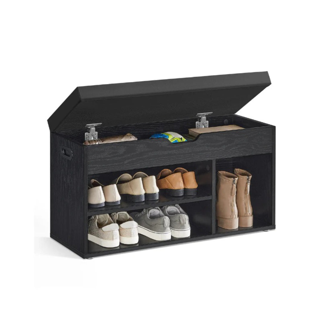 Shoe Storage Bench With Cushion – product view 3 | Stanwick Interiors
