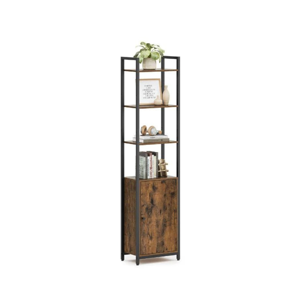 6 Tier Bookcase With Door – product view 1 | Stanwick Interiors