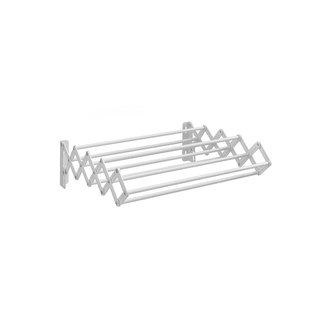 Wall Mounted Clothes Drying Rack Expandable 9 Rod Steel Airer – product view 1 | Stanwick Interiors