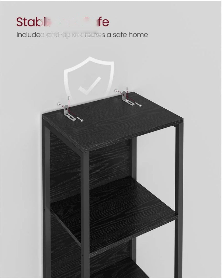 6 Tier LED Bookshelf With Dimmable Lights – product view 8 | Stanwick Interiors