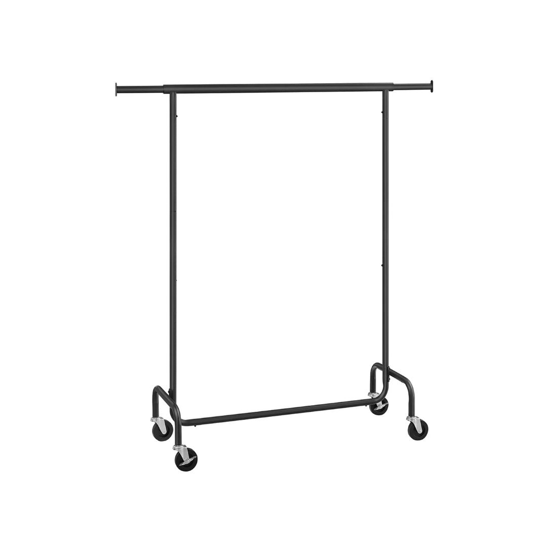 Clothes Rack Heavy Duty Rolling Garment Rack 43.3-59.1in Wide – product view 2 | Stanwick Interiors