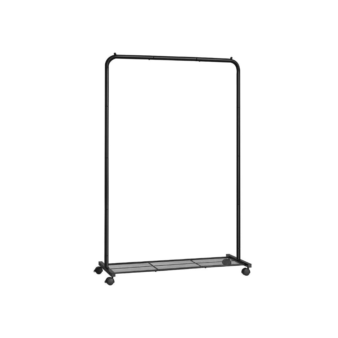 Clothes Rack With Wheels Metal Garment Rack 35.8in Wide – product view 1 | Stanwick Interiors